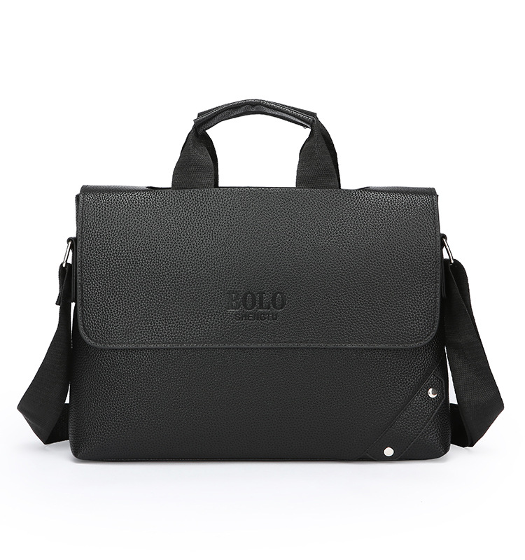 Amazon's foreign trade men's single-shoulder bag, casual crossbody bag, large-capacity business retro European and American water-resistant men's bag Specification drawing