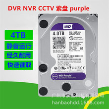 4T监控硬盘紫盘1TB 2TB 3TB台式机械硬盘 purple 6tb 8tb监控专用