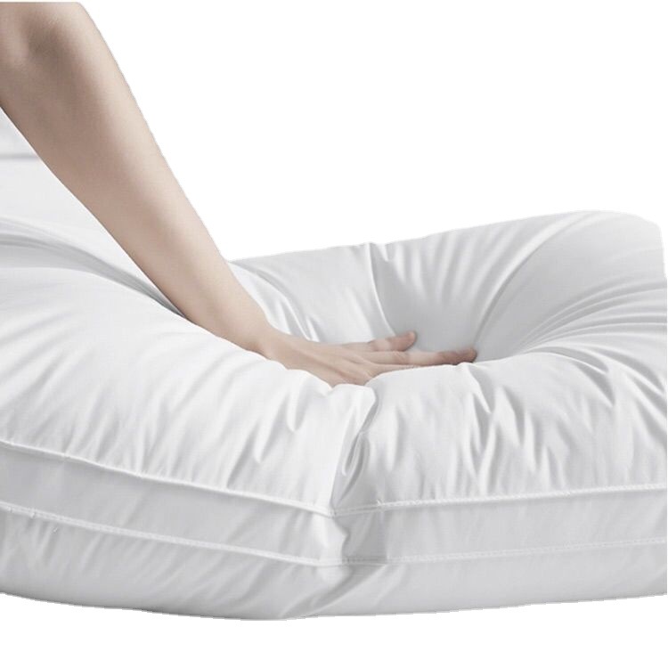 Fábrica personalizada de almohada de alojamiento estereoscópico doble vello adulto columna vertebral cervical almohada de altura media y baja núcleo de almohada
