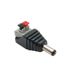 New Press-in DC Power Connector DC Male Plug Splicing DC Male Plug 5.5*2.1mm