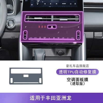 Car interior film: Modified Paint Transparent Tpu Protective - 22-23-toyota-avalon-air-conditioning-panel-film-enterprising-version