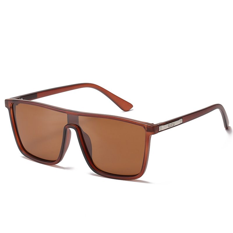 Nueva de una sola pieza más tamaño color polarizado gafas de sol de los hombres de comercio exterior gafas de sol de conducción de equitación de moda
