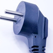 黑色以色列認證兩芯插頭電源線以色列電源線 以色列兩芯電源線