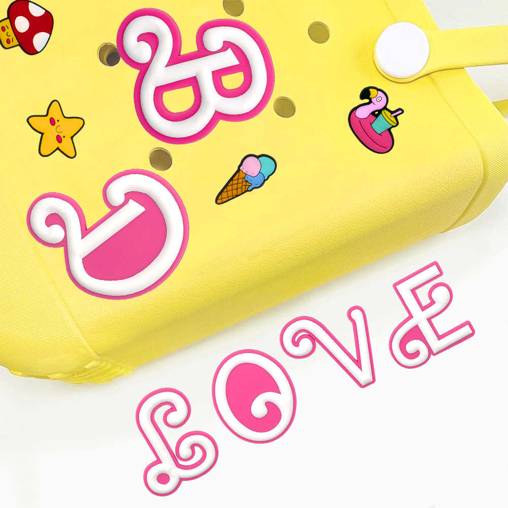 12g Weight Bag Hardware Bag Accessories Type 1 Piece Quantity Daily Occasion PVC Material Letter Pattern Simple Style Style 1 Piece PVC Letter Bag Hardware 2