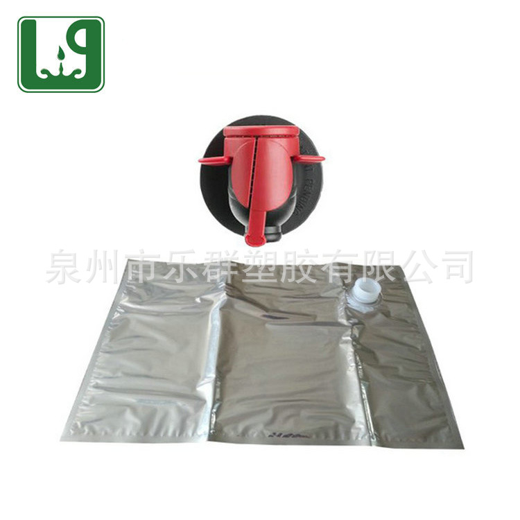 供应红酒软包装袋 5L红酒双塑料嘴盒中袋