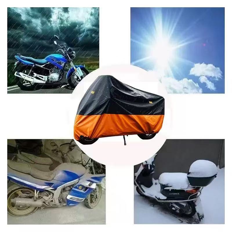 Thickened Electric Vehicle Cover Cross-Border Foreign Trade Amazon Splicing Snowproof, Windproof and Waterproof Motorcycle Cover