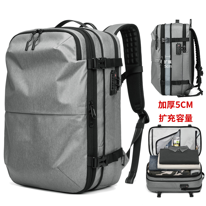 Vacuum Compression Backpack Business Travel Large Capacity Travel Backpack Water-repellent Luggage Bag Multifunctional Computer Bag