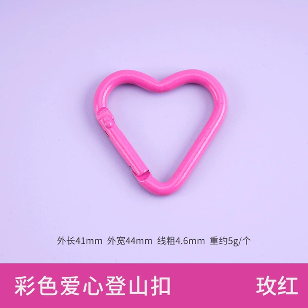 Heart shape (7# rose red)