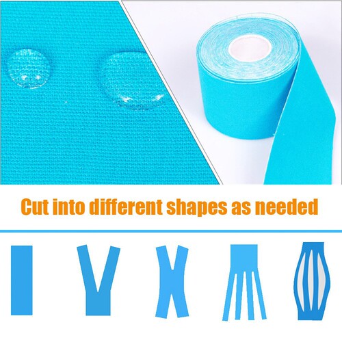 Sports Performance Muscle Support Tape Full Cotton Waterproof 5cm Muscle Tape/Intramuscular Effect Kinesiology Tape