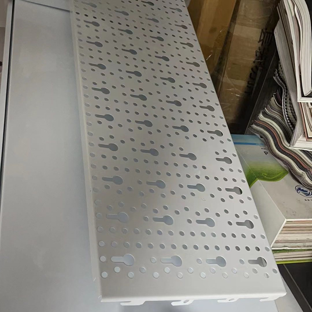 万诺 厂家直销葫芦孔冲孔网五金工具展示架组合冲孔网板不锈钢镀