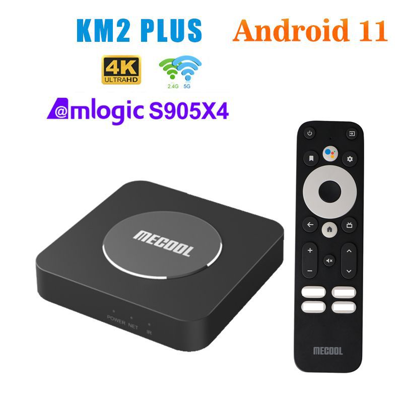 Km2 Plus Network Player S905X4 Android 11 Set-Top Box 5Gwifi 4K Hd Tv Box Cross-Border