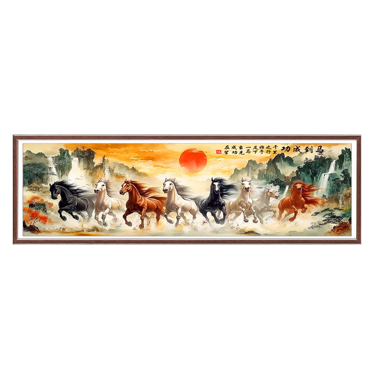 Mona Lisa real caballo de bordado a mano para el éxito clásico chino ocho cuadros de la colección clásica bordado a mano image 5