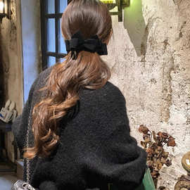 秋冬基操~ 丝绒马尾夹香蕉夹韩国简约发夹半扎夹子后脑勺2025新款