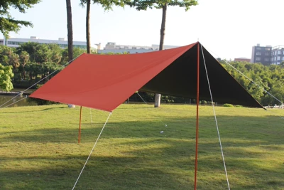 Canopy Large Canopy Tent — Çadırlar - 210d-orange-vinyl-check-300300200