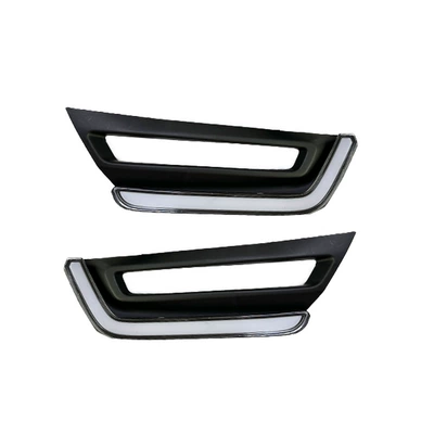 Suitable for Honda 17-19 CRV Gündüz işıqları - medium-and-high-end-straight-fog-light-model-start-scanning-driving-white-light-steering-streamer-yellow-light