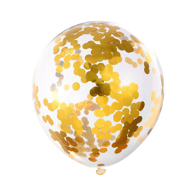 SKU-03-100个金色亮片气球
