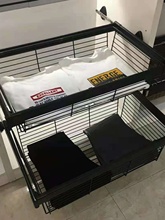 抽屉式衣柜拉篮衣帽间收纳多功能推拉储物篮藤篮伸缩裤架五金配件