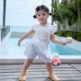 短袖木耳边女童夏季t恤