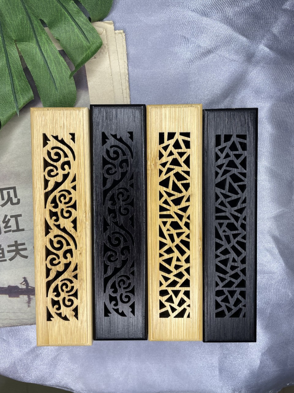 楠竹香盒香插线香炉卧香燃香盒熏香炉盘香炉香薰木盒竹木储香盒