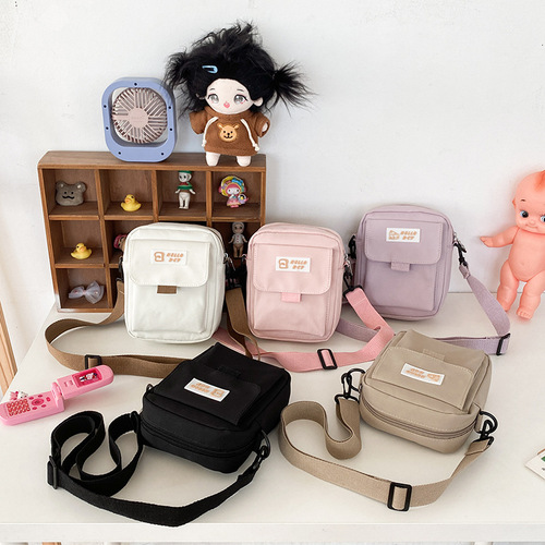 Student Small Shoulder Bag for Girls, Japanese Style Cute School Wind, Versatile Phone Crossbody Bag, Casual Small Bag, Forest System