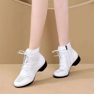 Square Dance Shoes, Women's Dance Shoes, Summer Soft Sole New Autumn and Winter Dance Shoes for Middle-Aged and Elderly People, Sailor Dance Shoes