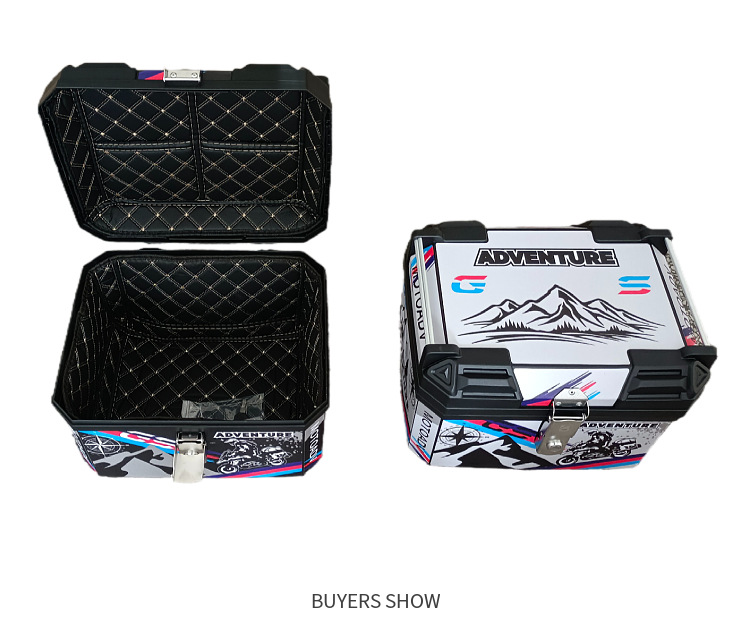 47L large capacity tail box non-aluminum alloy pedal trunk electric car motorcycle universal takeaway box