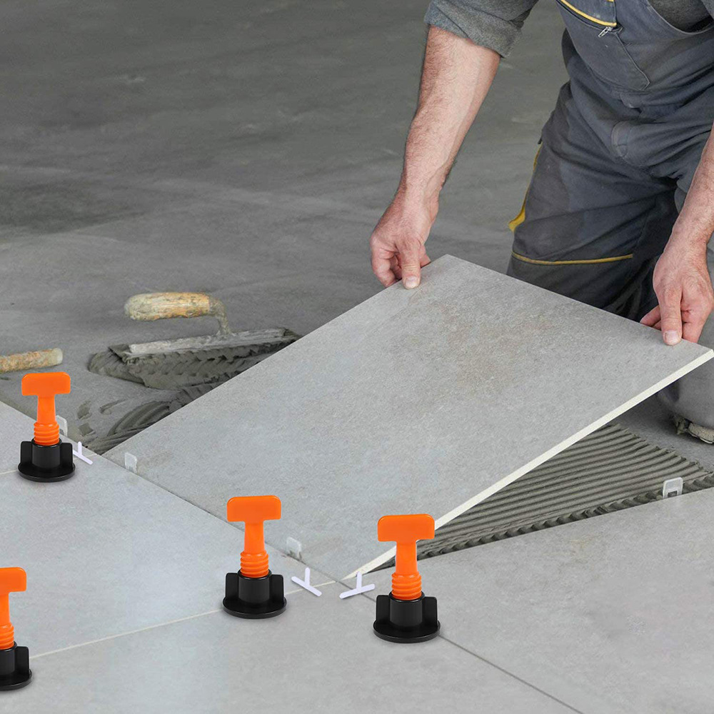 Transfronterizo 653 Unids dispositivo de nivelación de azulejos nivelador herramienta de colocación de azulejos de pared azulejo regulador de posicionamiento Herramienta de Azulejo