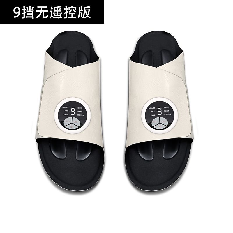 国境を越えたポータブル充電式 EMS パルス微電流 TENS 痩身脚スマート美脚器具マッサージフットマッサージシューズ|undefined