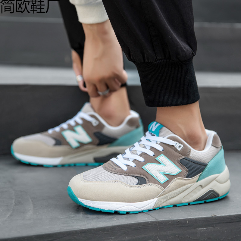 Cross-border 2022 New Spring and Autumn New Bailun Cool Running Shoes Women's nb580 Casual Couple Sports Shoes Men
