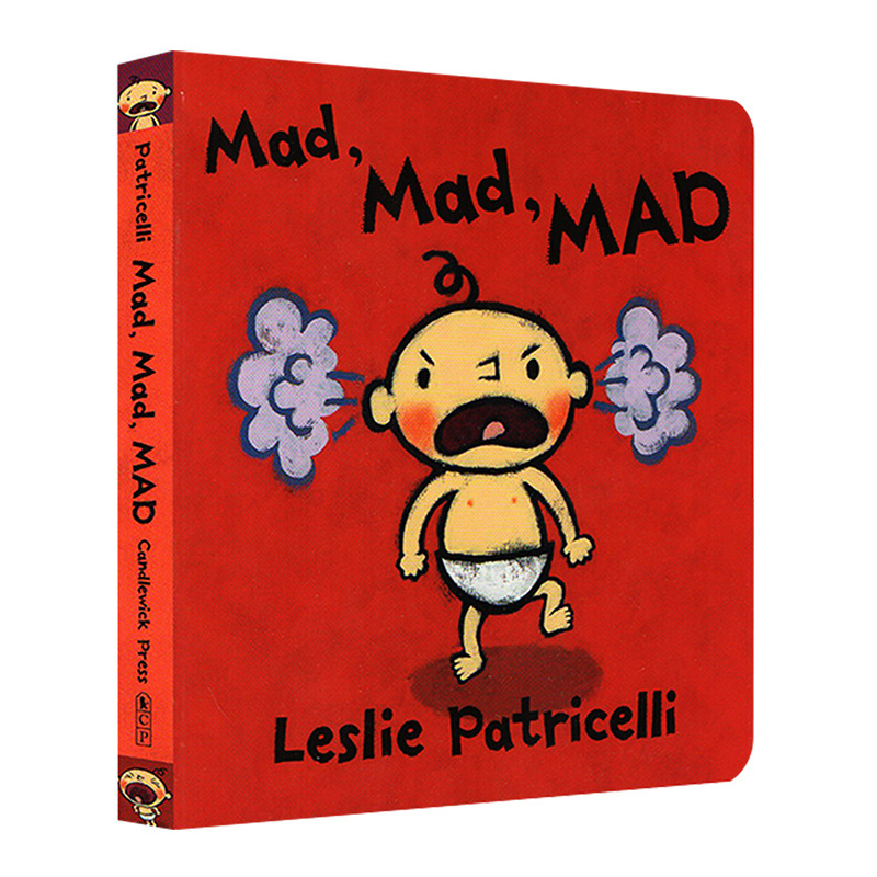 Original English Mad Mad MADDirty Child Series Picture Book For Children English Enlightenment Board Book