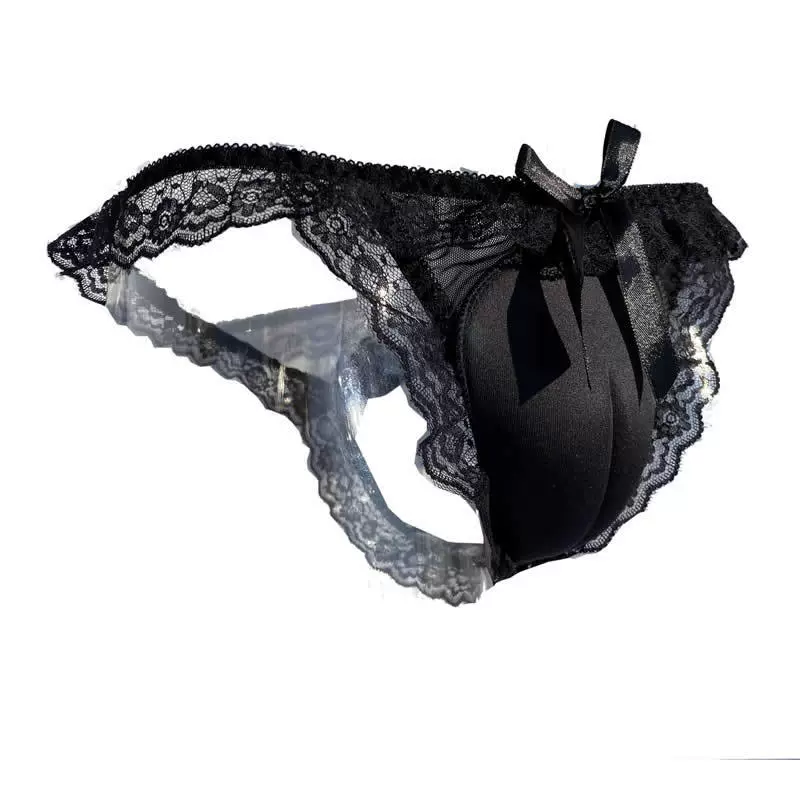 Sexy pants with bow, fishing line, trousers