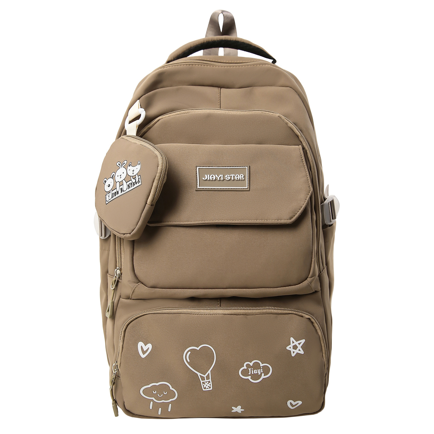 Mochila transfronteriza para estudiantes de secundaria JIAYISTAR Jiayi 2025 nueva bolsa de viaje mochila casual caliente