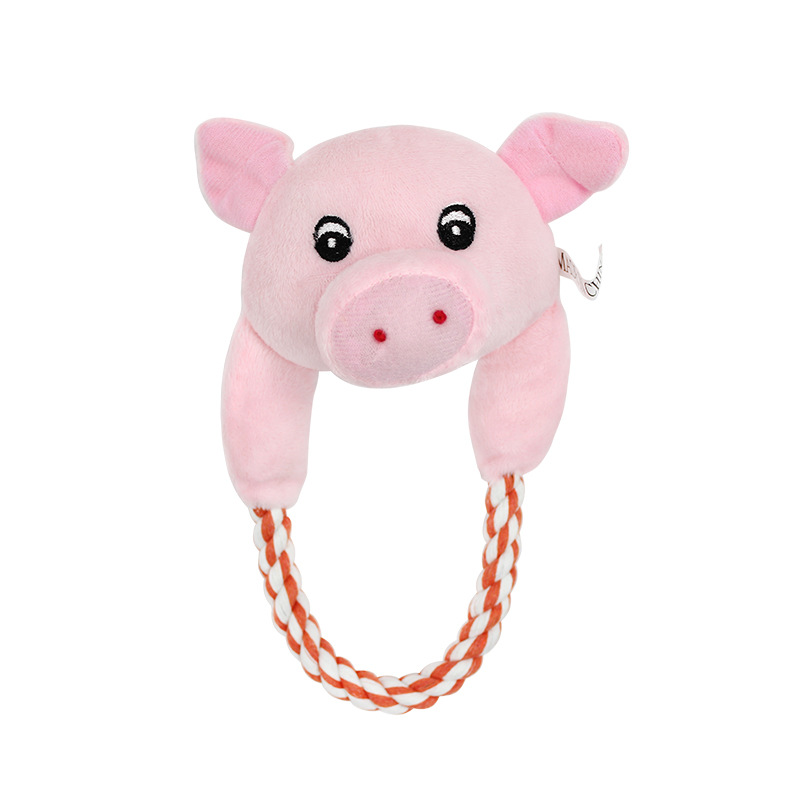 Pink pig head