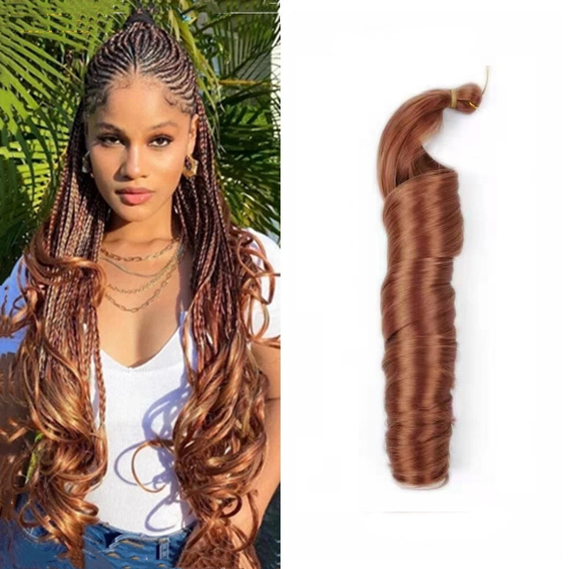 French Curls Curly Wig, French Curls Braided Hair, New French Style Curly Wig