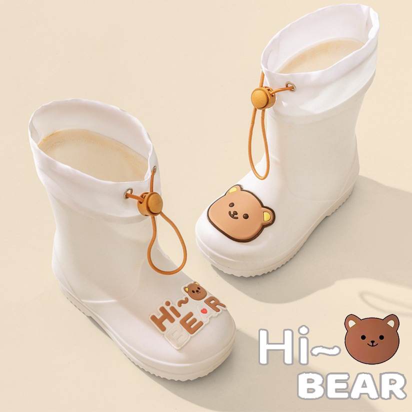 Children's Rain Boots, Boys' Baby Non-Slip Rain Boots, Girls' Students, Toddlers' Water Shoes, Waterproof Kidsren's Women's Rubber Shoes