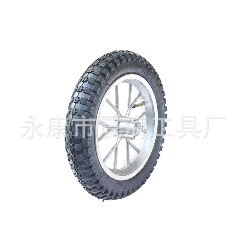 49CC小利亚阿波罗迷你摩托车配件12 1/2X2.75内外胎轮毂钢圈总成