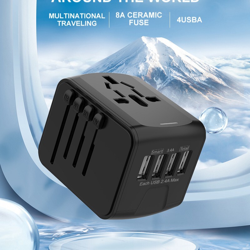 Universal Conversion Plug Power Socket Universal in Many Countries Around the World 2Usb Charger Japan Thailand Bali Vietnam