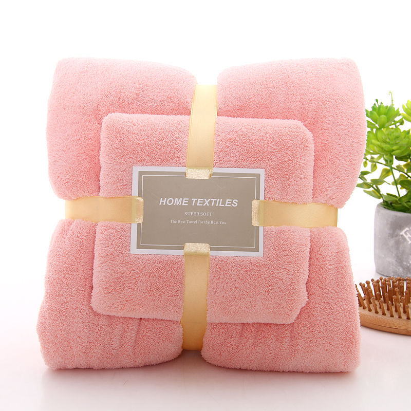 Towel and Bath Towel Set, Extra Large and Thick, for Adults, Men and Women, Students, Quick-Drying, More Absorbent Than Non-Shedding Towels, Wholesale for Export
