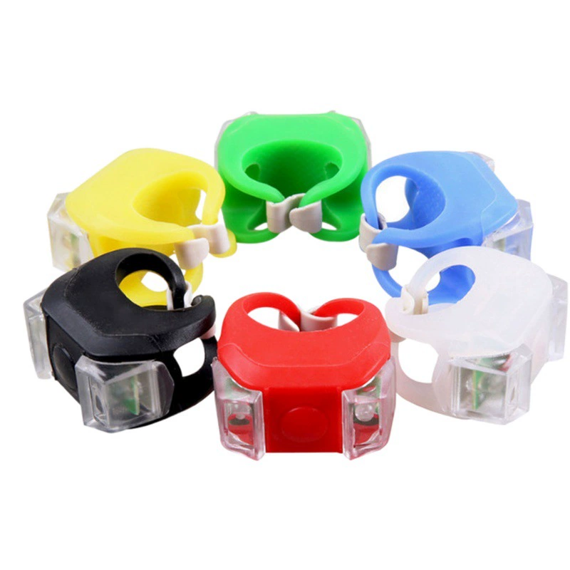 Аксессуары для оборудования для верховой езды на велосипеде Шесть поколений Лягушка Свет Силиконовый свет Горный велосипед Светодиодный задний фонарь OPP Pack