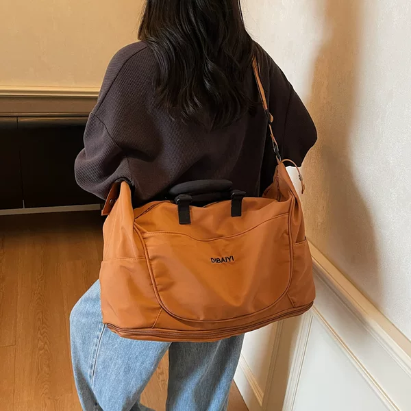 Large-Capacity Travel Bag for Women 2025 New Boarding Bag Dry and Wet Separation Satchel Short-Distance Luggage Bag Sports Fitness Bag