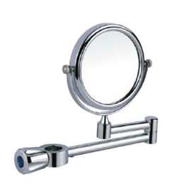 LED浴室化妆镜折叠双面壁挂化妆镜放大 大号圆形化妆镜