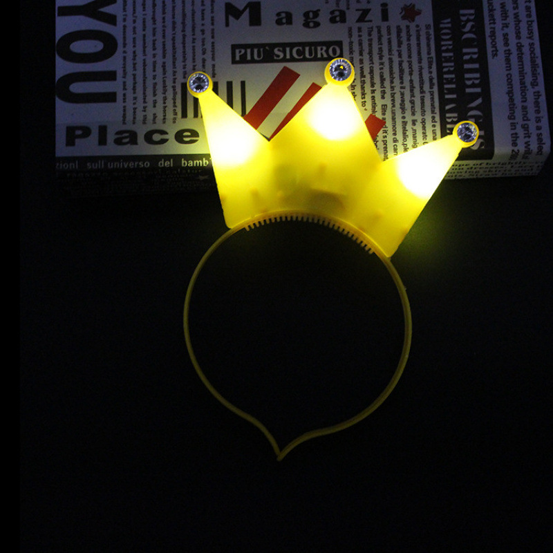 Estrellas de pentacos amarillos palos de apoyo estrella fluorescente palos de concierto accesorios para niños espectáculo brillante toque de pelo bandas