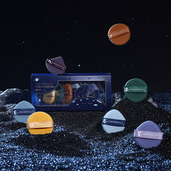 Elumee Rice Powder Puff 4 Pcs, Douzhuang Xingyi Air Cushion Makeup Sponge, Dry and Wet Dual Use, Non-Consumable Powder Foundation Liquid Powder Cake Dedicated