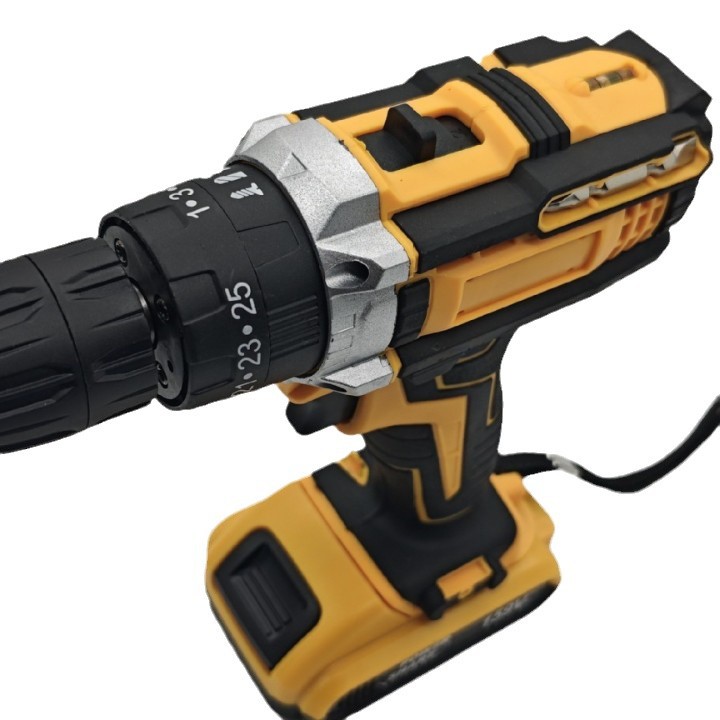 Fábrica de fuente DW 21V taladro eléctrico multifuncional taladro eléctrico de litio taladro eléctrico conjunto de destornillador eléctrico transfronterizo