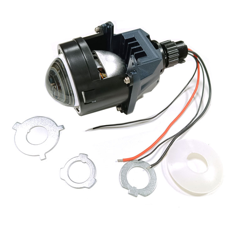 Faros LED de automóviles 2,5 pulgadas sin pérdidas doble taza de luz de lejos y cerca mejora del faro h4h7 doble lente de luz led