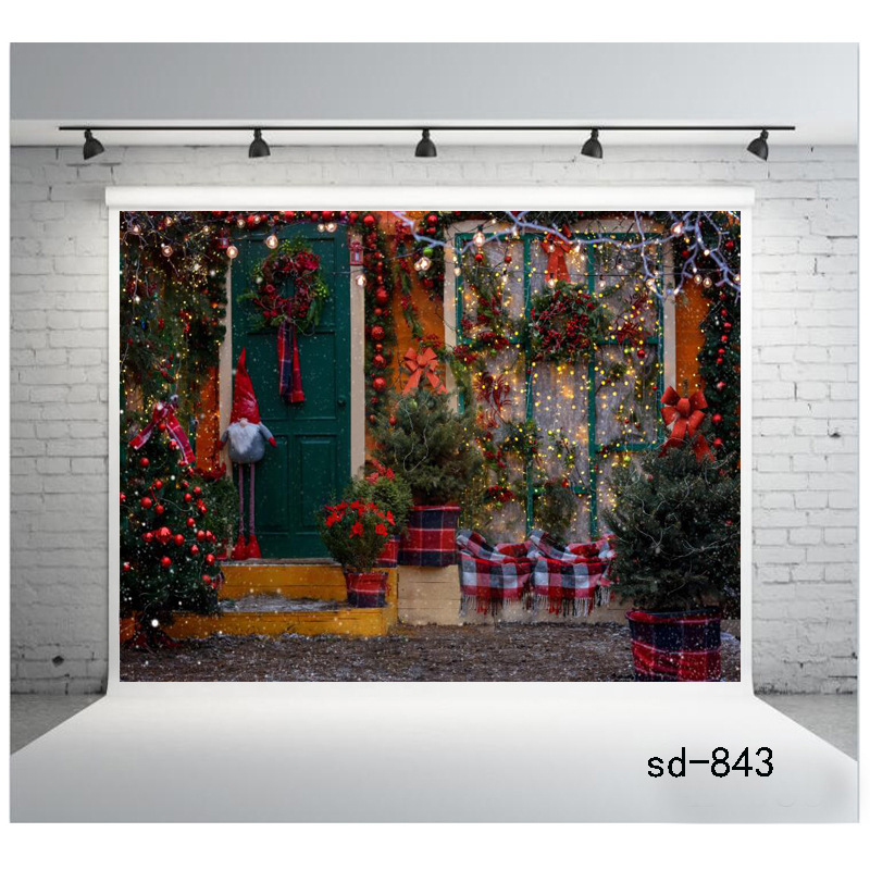 アマゾンの誕生日の背景の布の集まりは横断幕のクリスマスの暖炉の背景の幕の祝日の対聯を祝います。|undefined