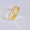 Rectangular zirconium, ring with stone, starry sky, wedding ring, advanced accessory, diamond encrusted, high-quality style, wholesale