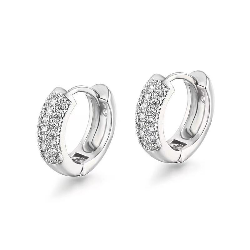 Orecchini uomo con diamanti stile street di lusso eleganti_voghion.com
