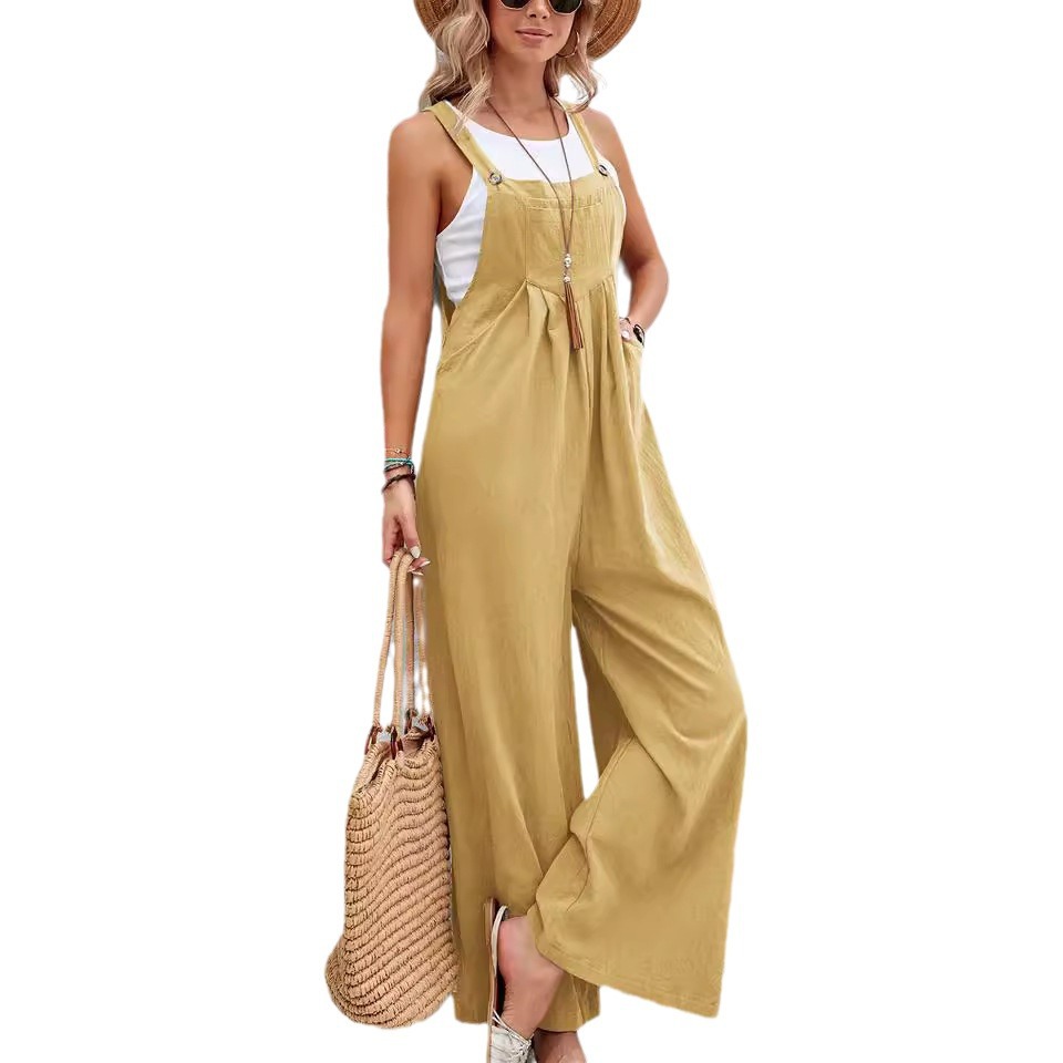 Spot 2023 Amazon venta caliente eBay estación independiente wish ropa de mujer europea y americana estilo caliente color sólido casual correa larga
