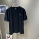 High play please come in ~ south oil 2024 summer new triumphal arch small LOGO embroidery style simple men's and women's T-shirt